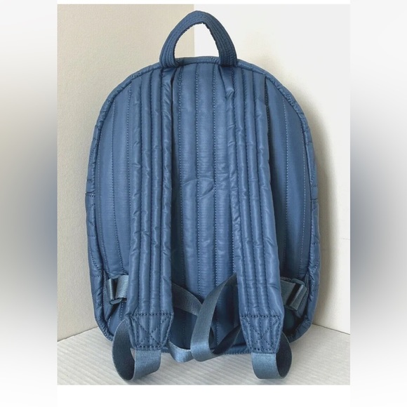 New Michael Kors Winnie Medium Backpack Quilted Nylon Dark Chambray - Picture 4 of 6